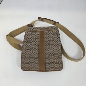 Coach Brown Patterned Crossbody Bag